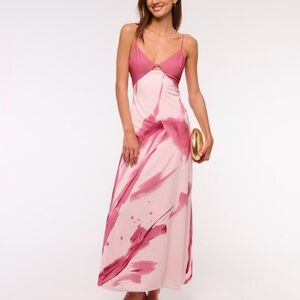 Abercrombie & Fitch Pink Maxi Dress.